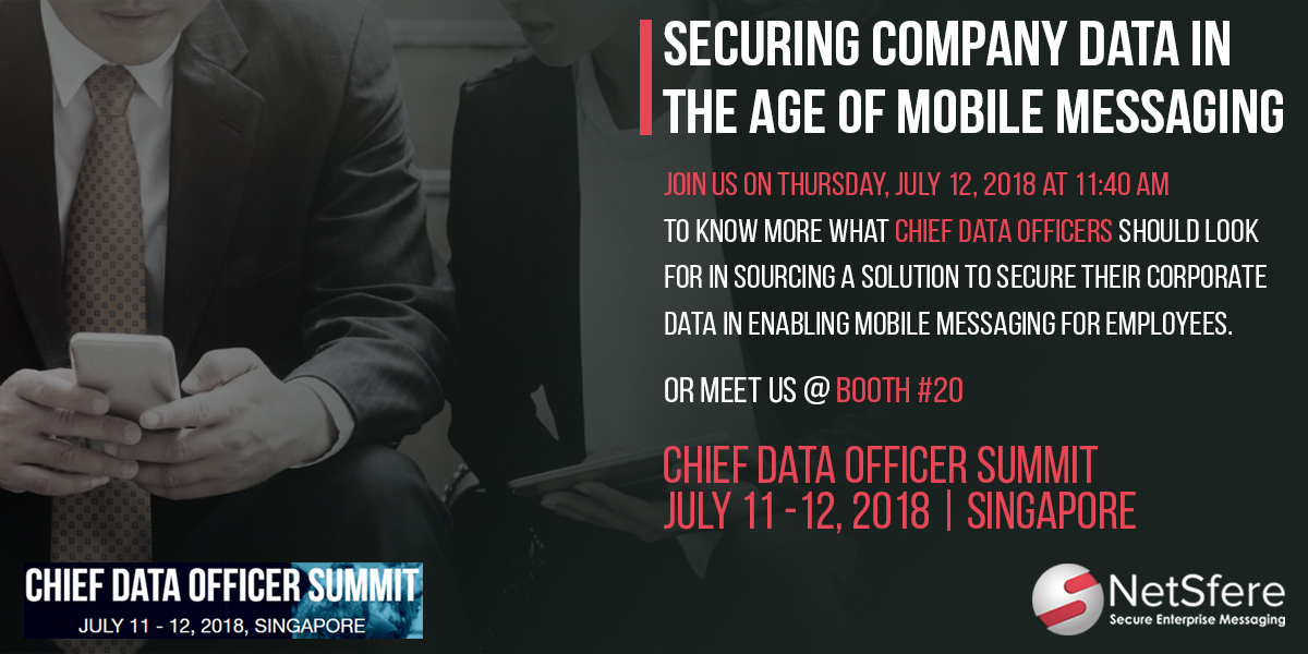 Meet us at Chief Data Summit